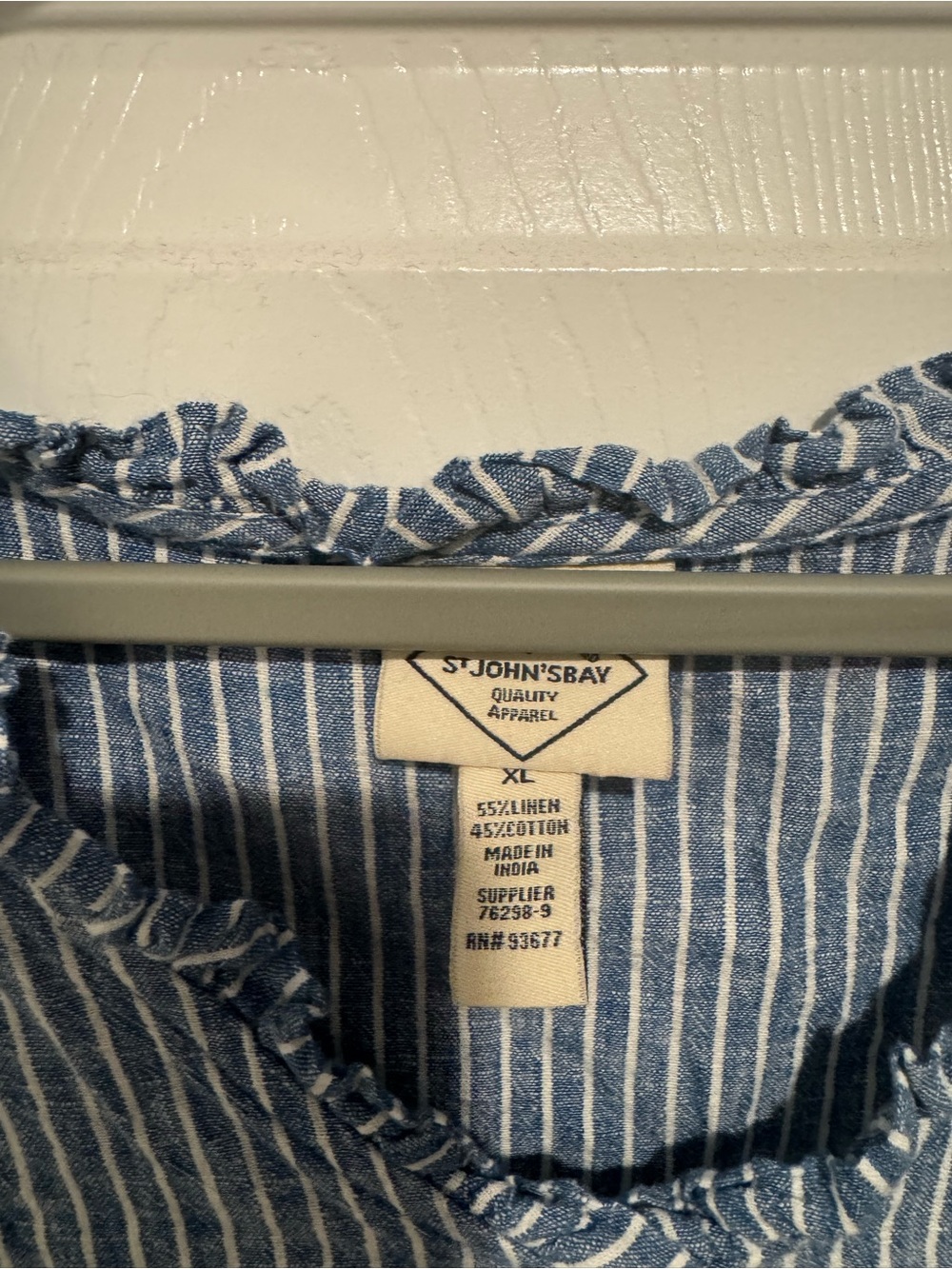 Striped Sleeveless Baby Doll Sundress - Picture 3 of 3